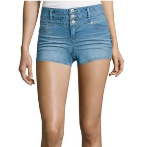 High rise shorts